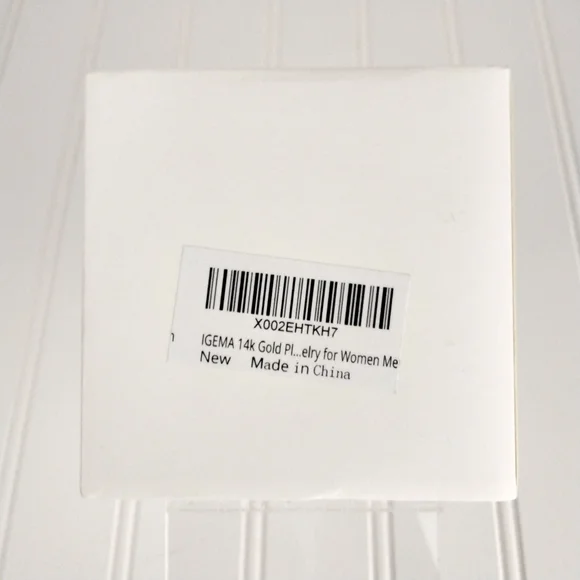 14K Gold Plated In My Heart Rememberance Rhinestone Necklace - Picture 3 of 4